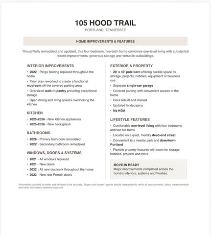 105 Hood Trl, Portland, TN 37148