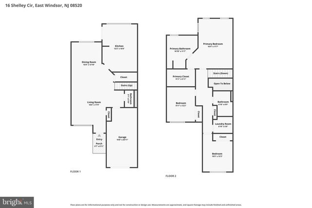 16 SHELLEY CIR, East Windsor, NJ 08520