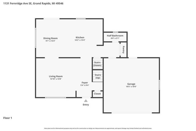 1131 Fernridge Avenue, Grand Rapids, MI 49546