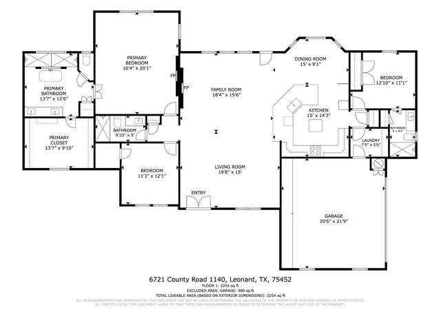 6721 County Road 1140, Leonard, TX 75452