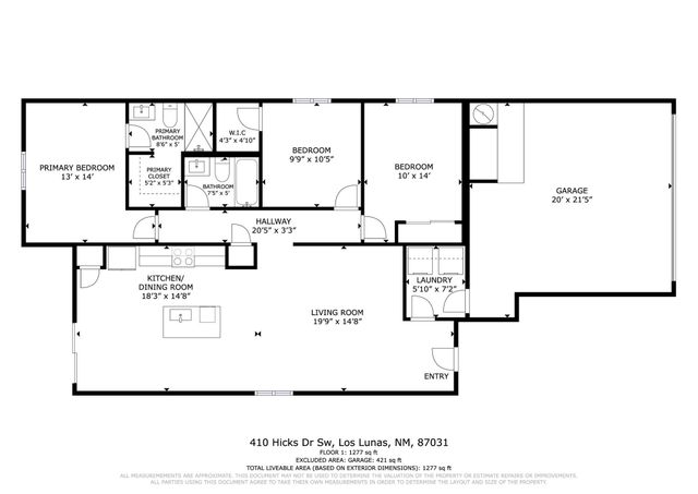 410 W Hicks Drive SW, Los Lunas, NM 87031