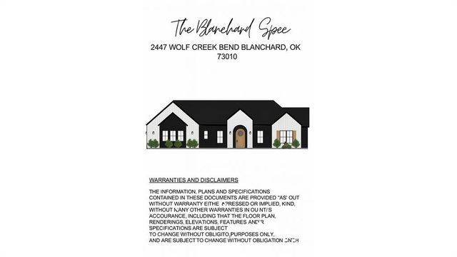 2447 Wolf Creek Bend, Blanchard, OK 73010