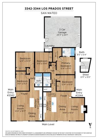 3342-3344 Los Prados Street, San Mateo, CA 94403