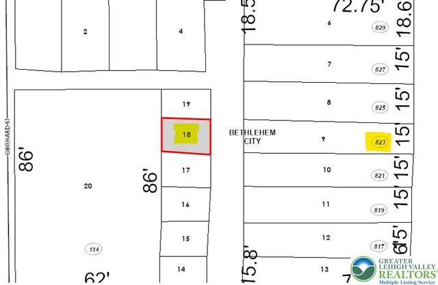823 Main Street, Bethlehem City, PA 18018