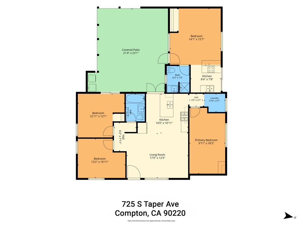 725 S Taper, Compton, CA 90220 — photo 2