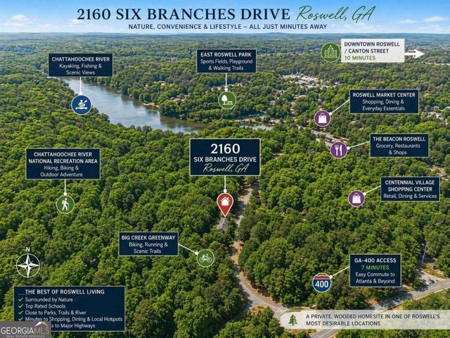 2160 Six Branches Drive, Roswell, GA 30076
