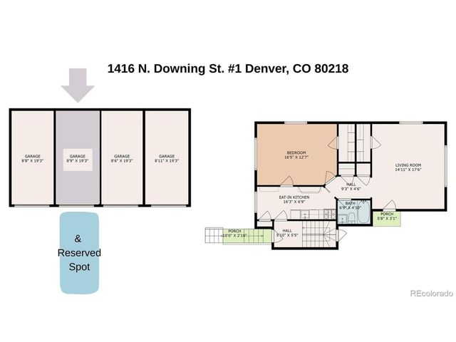 1416 N Downing St 1, Denver, CO 80218
