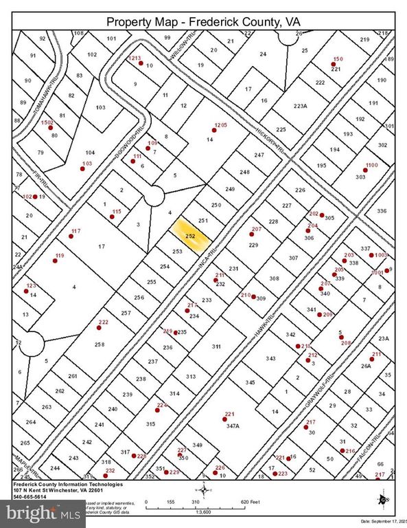 -LOT 252 INCA TRL, Winchester, VA 22602