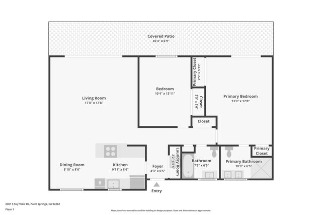 2301 S Skyview Drive 2, Palm Springs, CA 92264