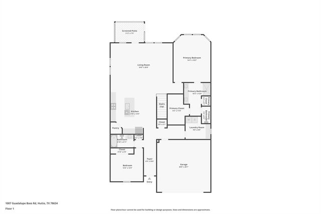 1007 Guadalupe Bass RD, Hutto, TX 78634