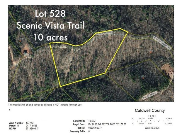 10 acres, Lot 528, Scenic Vista Trail 528, Lenoir, NC 28645