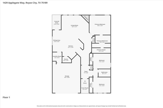 1429 Applegate Way, Royse City, TX 75189
