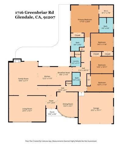 1716 Greenbriar Road, Glendale, CA 91207