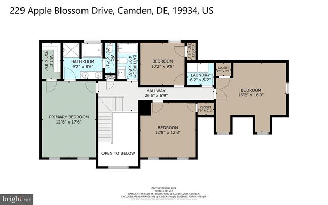 229 APPLE BLOSSOM DR, Camden Wyoming, DE 19934