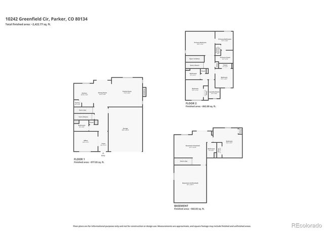 10242 Greenfield Cir, Parker, CO 80134