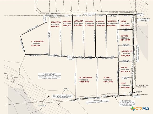 Copperhead Lot: 0000 North Mockingbird Road, Temple, TX 76501