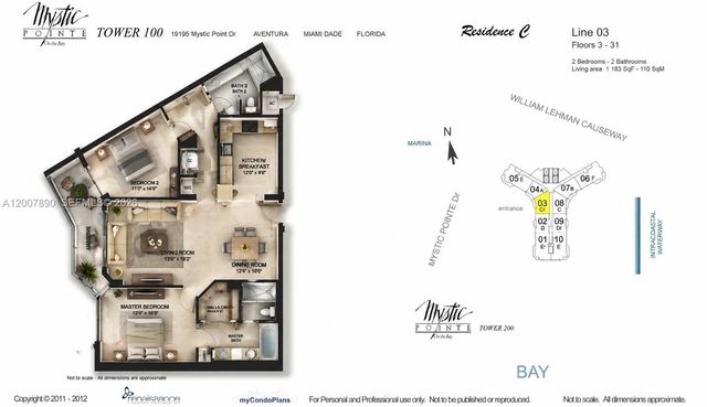 19195 NE 36th Ct 1503, Aventura, FL 33180