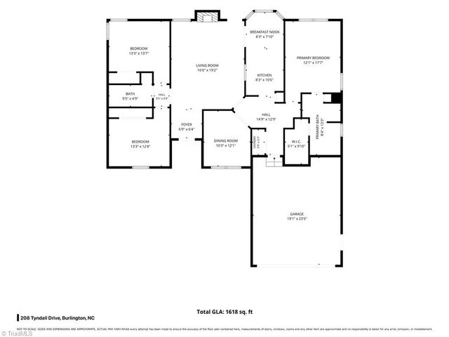 208 Tyndall Drive, Gibsonville, NC 27215