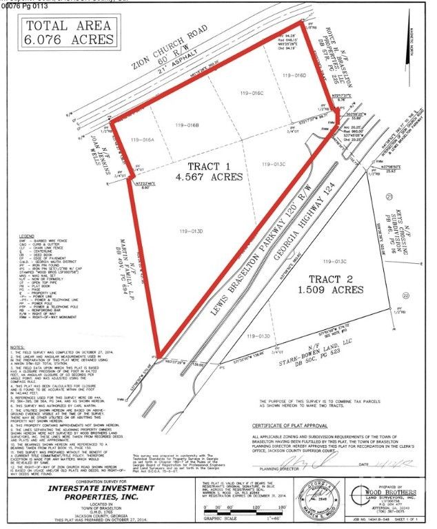 Image 2 of property listing at 00 Zion Church & Hwy 124 Road, Braselton, GA 30517