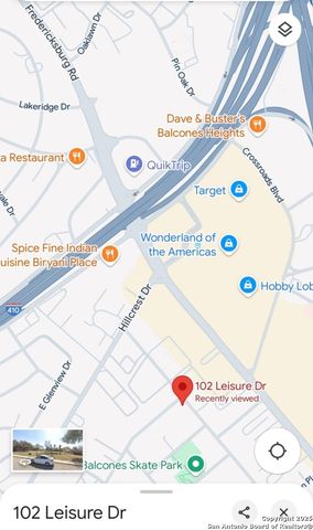 102 Leisure Dr, Balcones Heights, TX 78201