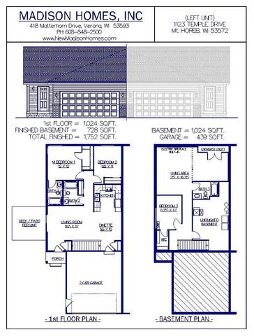 1123 Temple Drive, Mount Horeb, WI 53572