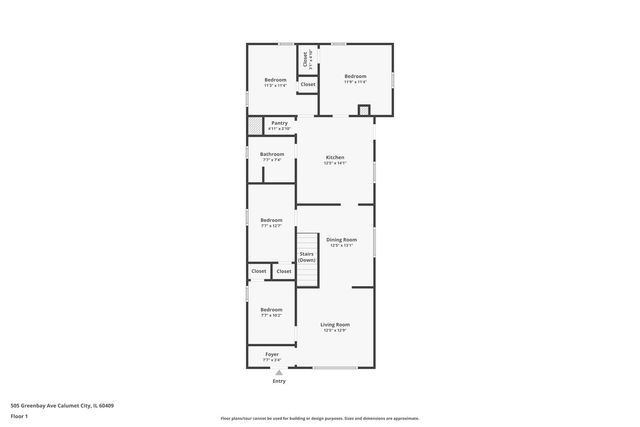 505 Greenbay Avenue, Calumet City, IL 60409