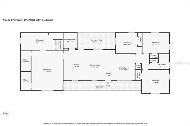 903 N BRACEWELL DRIVE, Plant City, FL 33563