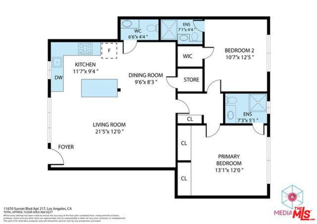 Image 52 of property listing at 11670 W Sunset Boulevard 217, Los Angeles, CA 90049