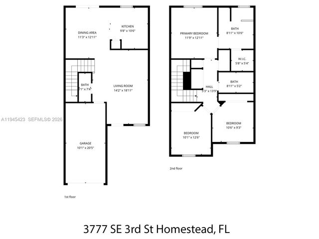3777 SE 3rd St, Homestead, FL 33033