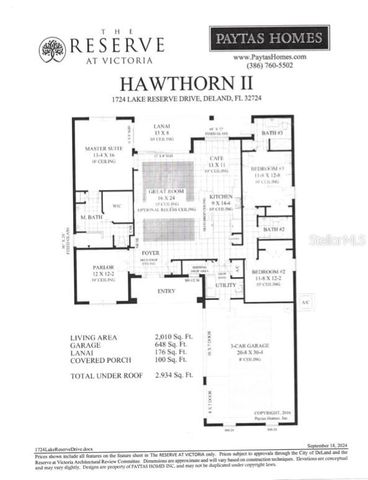 1724 LAKE RESERVE DRIVE, Deland, FL 32724