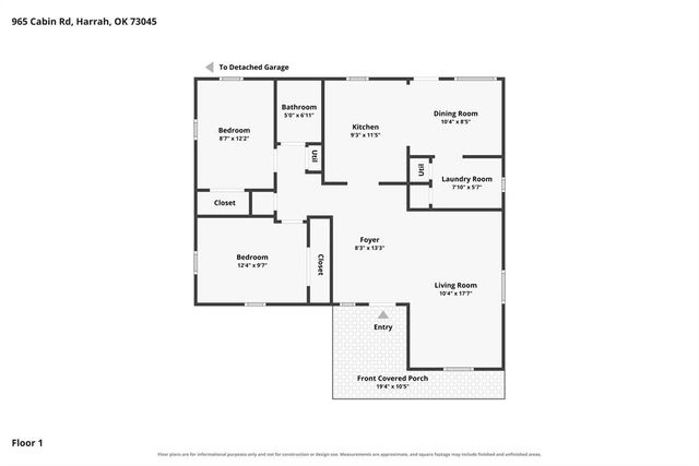 965 Cabin Road, Harrah, OK 73045
