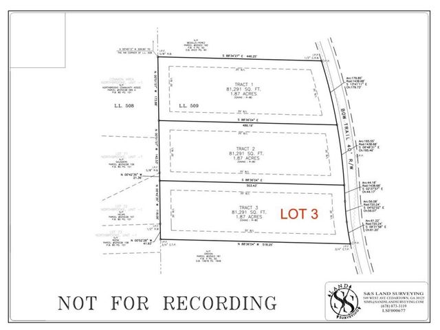 LOT 3 Bow Trail, Woodstock, GA 30188