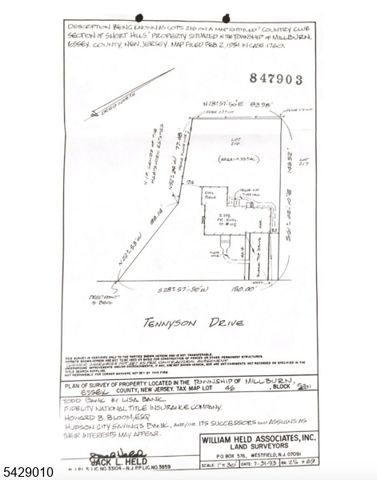 105 Tennyson Dr, Millburn Twp., NJ 07078