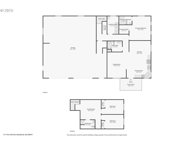 111 FINN HALL Rd, Woodland, WA 98674