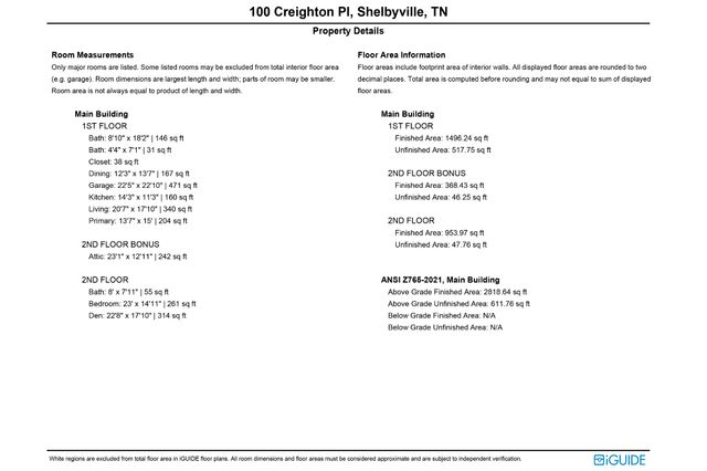 100 Creighton Pl, Shelbyville, TN 37160
