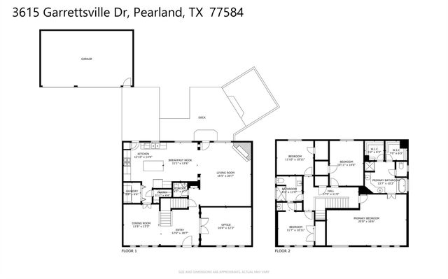 3615 Garrettsville Drive, Pearland, TX 77584