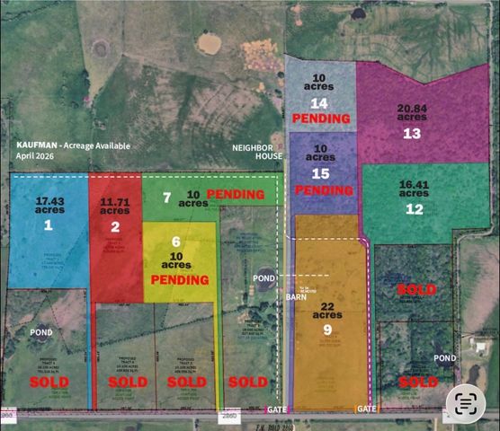 TBD Lot 12 Fm 2860, Kaufman, TX 75142