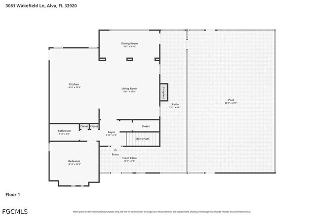 3081 Wakefield LN, Alva, FL 33920