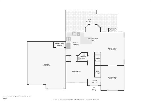 3697 Mortons Landing Drive, Ellenwood, GA 30294