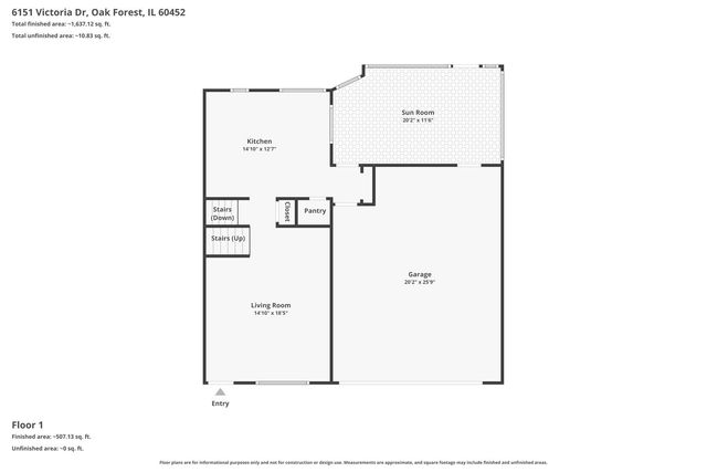 6151 Victoria Drive, Oak Forest, IL 60452