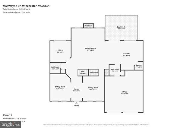 922 WAYNE DR, Winchester, VA 22601
