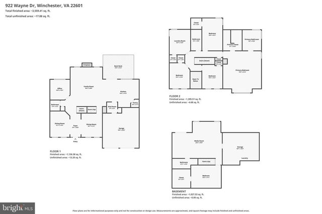 922 WAYNE DR, Winchester, VA 22601