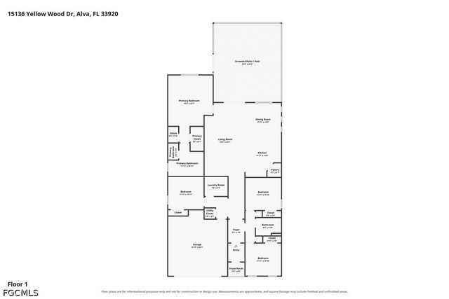 15136 Yellow Wood DR, Alva, FL 33920