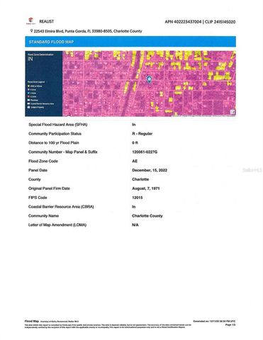 22543 ELMIRA BOULEVARD, Port Charlotte, FL 33980