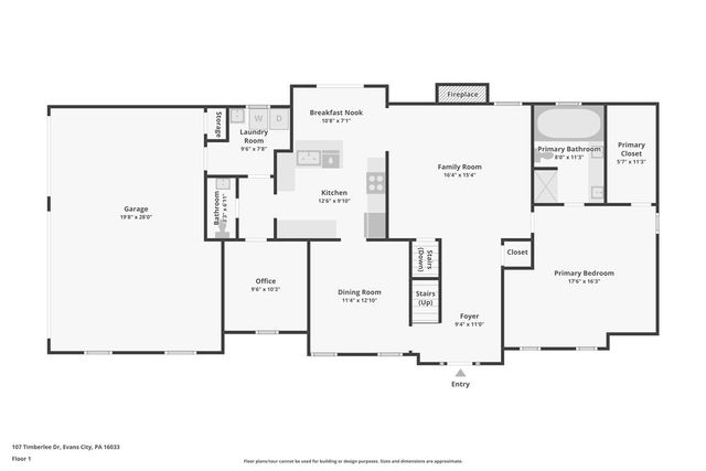 107 Timberlee Dr, Connoquenessing Twp, PA 16033