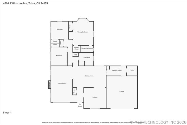 4664 S Winston Avenue, Tulsa, OK 74135