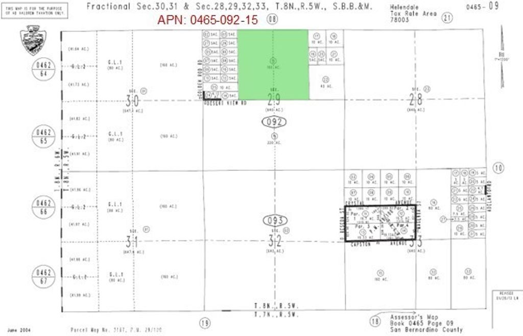 Image 13 of property listing at 160 AC Near Buckthorn Canyon Road, Helendale, CA 92342