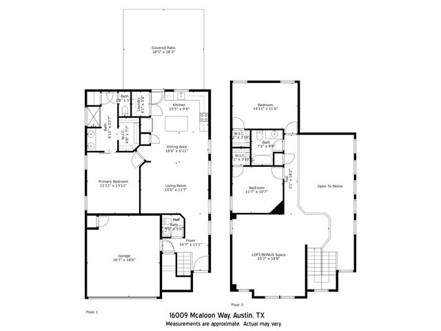 16009 McAloon WAY, Austin, TX 78728