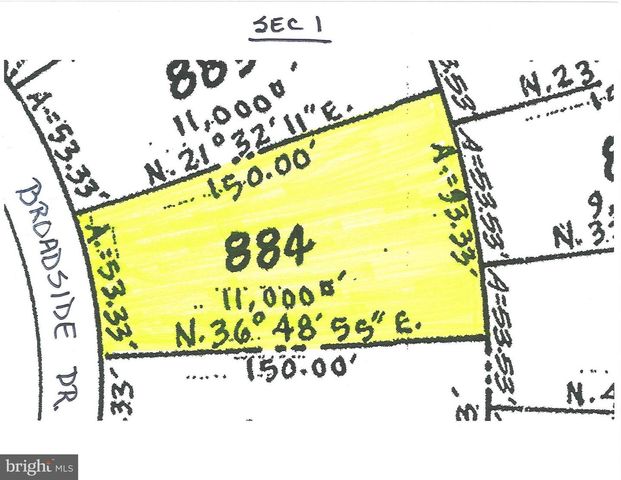 LOT 884 BROADSIDE DR, Greenbackville, VA 23356