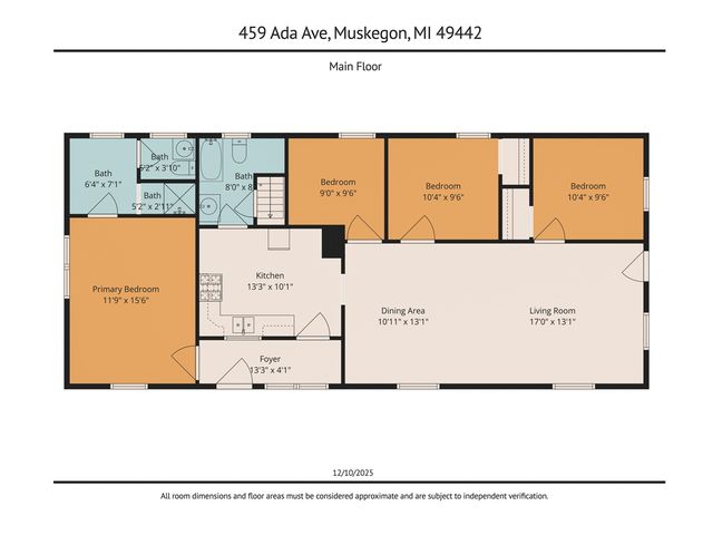 459 Ada Avenue, Muskegon, MI 49442